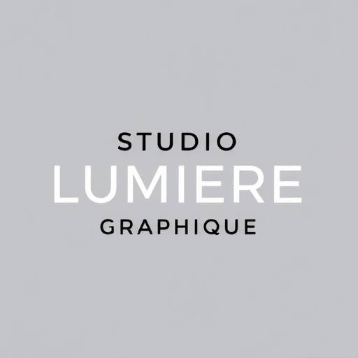 Logo Studio Lumi√®re Graphique, Lyon